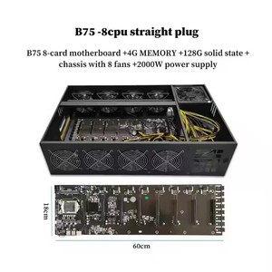 847 conjunto completo de chasis de servidor silencioso con 8GPU 65mm ranura PCIe DDR memoria de vídeo y ventilador enfriador para RX580/RX5700XT/RTX3080/RTX3090 - Product Image 4