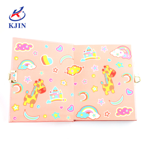 EW-libretas lecheras con llave de bloqueo para niños, cuadernos de tapa dura con diseño personalizado, 6 B5 - Product Image 4