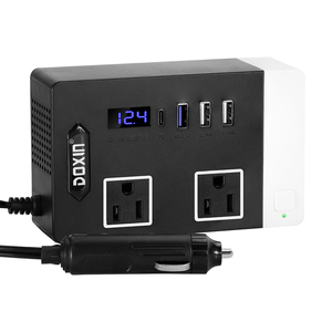 Inversor de corriente para coche de 200W, convertidor de 400W, aplicación de Motor monofásico, salida de 110V, 2 insertos de cigarrillos Invater - Product Image 4