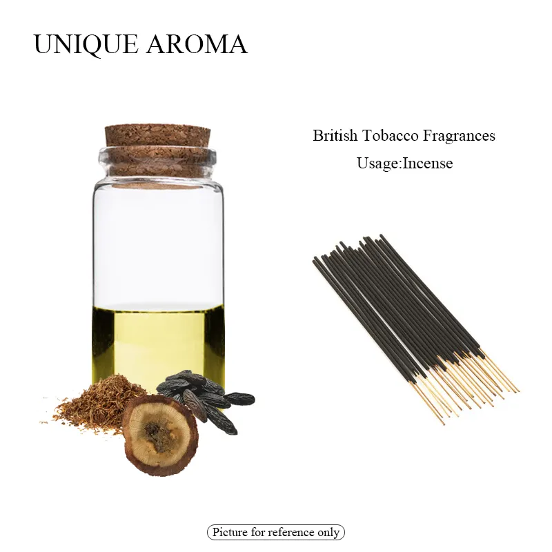 EINZIGARTE AROMA British Tobacco Konzentrierte Duftöle Großhandel für Weihrauch mit verschiedenen Weihrauch düften