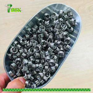 不锈钢SUS304公制M2-M30和英寸1/4至7/8尺寸螺钉衬套螺纹修理线螺纹插入件 - Product Image 3