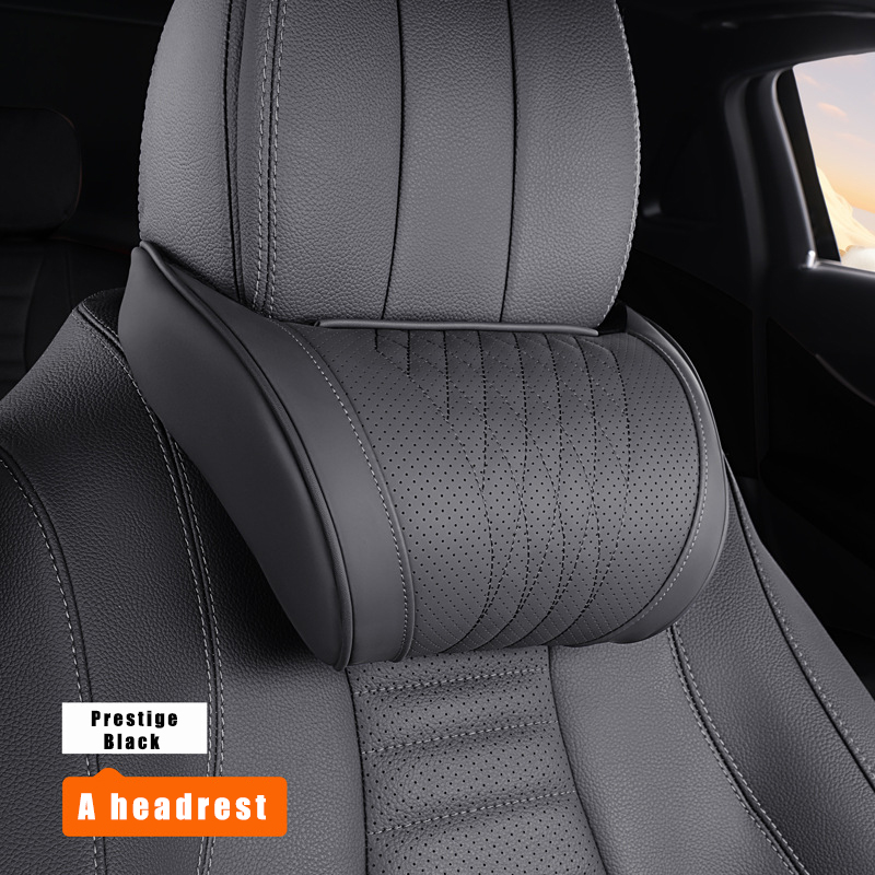 Black 1pc headrest