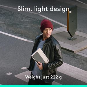 罗技按键-GO-2便携式蓝牙平板电脑键盘，内置外壳 - Product Image 2