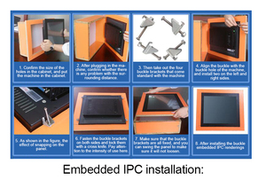 Nuevo soporte Android Windows Linux sistema I3 i5 i7 control de automatización 10 pulgadas Tablet PC industrial resistente - Product Image 2