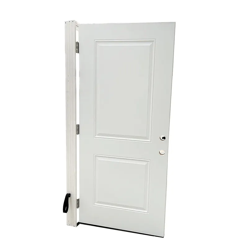 Harga pabrik rumah Interior kamar desain pintu apartemen Modern kamar tidur Panel keamanan pintu pintu kayu dengan bingkai
