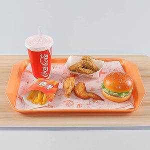 定制Logo彩色廉价优质上菜托盘防滑餐厅酒店家用塑料PP托盘 - Product Image 5