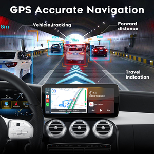 メルセデスベンツA B C E G RクラスCLA SLK ML GLE用10.25インチAndroid 14マルチメディアステレオナビゲーションGps DVDプレーヤーカーラジオ