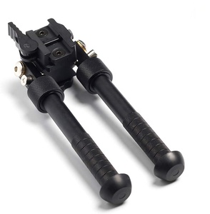 Outdoor V8 6- 9 Tactical Adjustable <strong>Bipod</strong>, CNC Quick Detach Lever for 20mm <strong>Mount</strong> (360 Degree Swivel) for Hunting and Shooting - Product Image 2