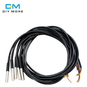 <strong>DS18B20</strong> Stainless Steel Waterproof <strong>DS18b20</strong> 1m 3m 5m Thread <strong>Temperature</strong> Probe <strong>Temperature</strong> <strong>Sensor</strong> 18B20 Cable For Arduino