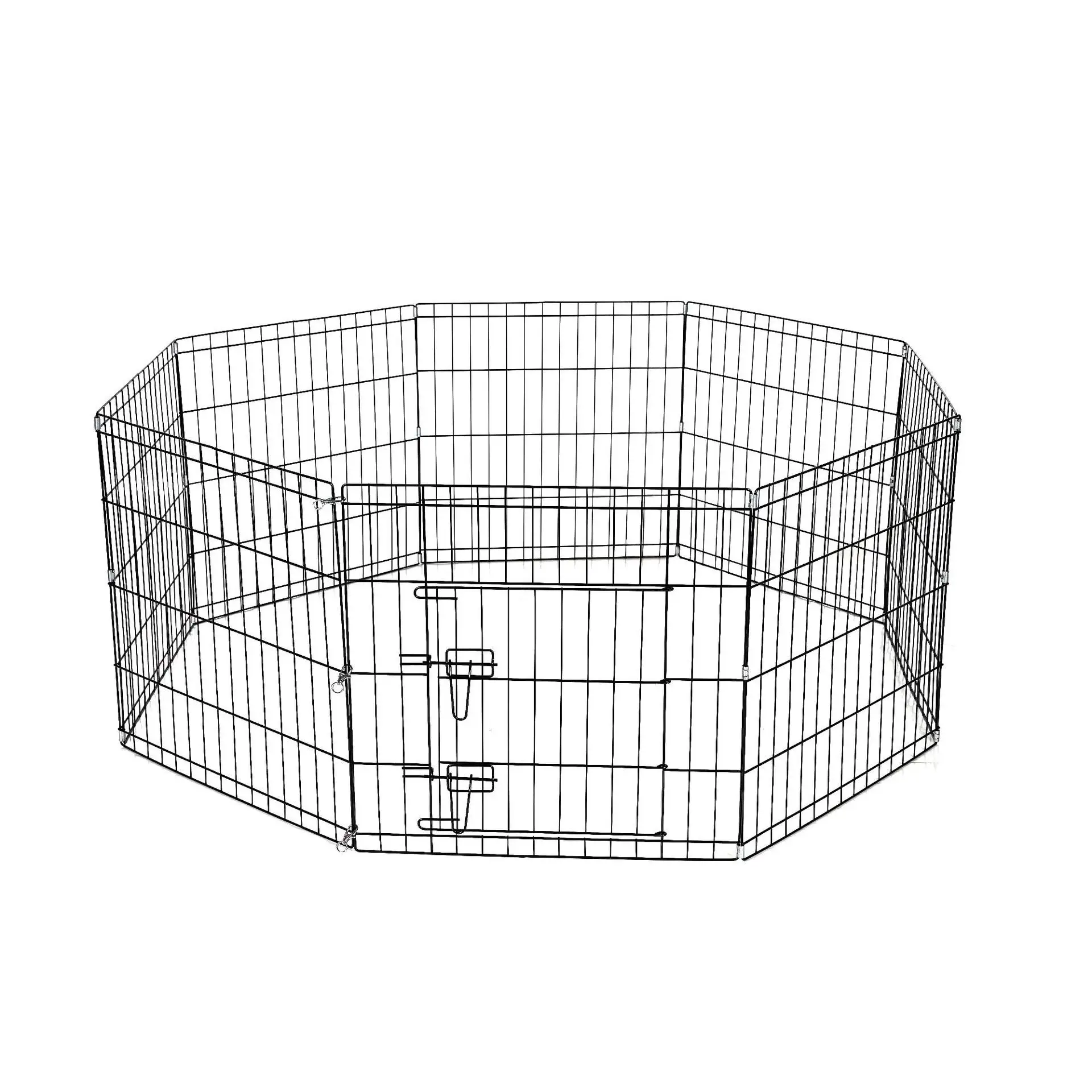 Kingtale Pet Proveedores Accesorios para perros Octagonal Plegable Metal Ejercicio Pet Play Pen para perros