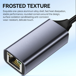 铝合金Usb/TypeC2.0 3.0至以太网适配器USB 3.0网卡RJ45网络端口适配器，LAN (Lan) 10/100/1000 Mbps - Product Image 5