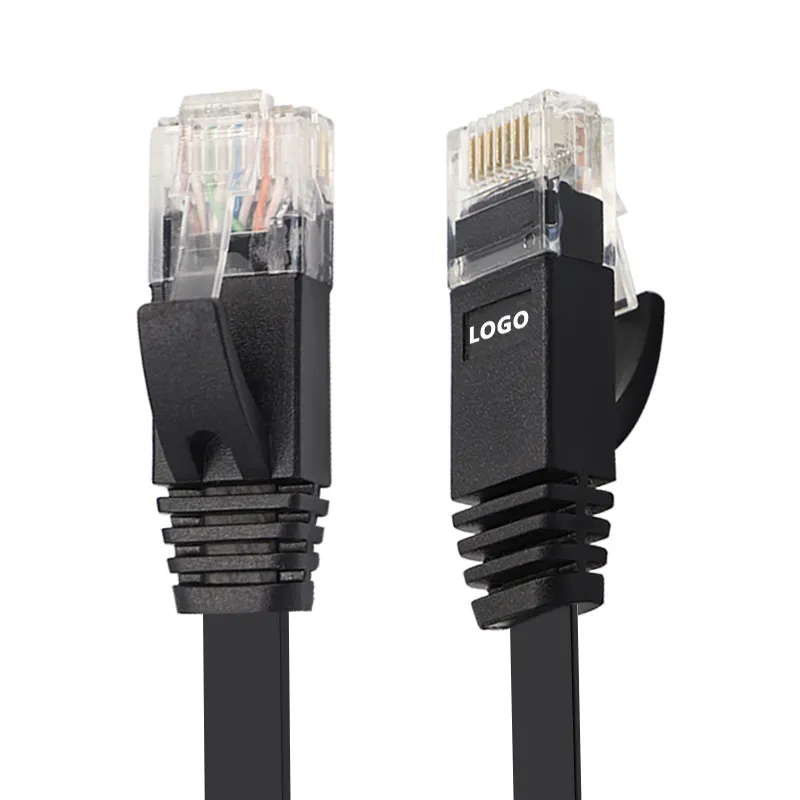 Liansu Linksup Kualitas Tinggi 1M 3M 30M Cat6 Cat 6 Kabel Ethernet Jaringan UTP Patch Kabel Cat6 Kabel Lan Datar Kabel Rj45 untuk Router