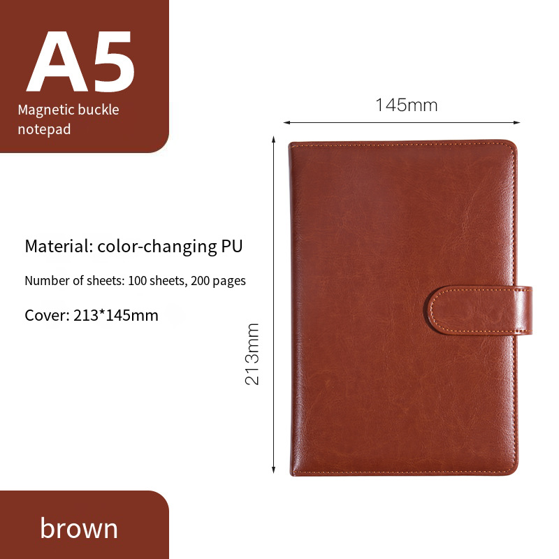 02-A5 diary Brown