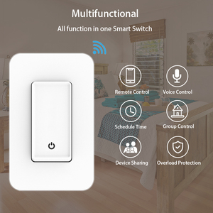 Ble Wireless Wifi Homekit <strong>Push</strong> <strong>Button</strong> <strong>Timer</strong> Designed Smart <strong>Light</strong> <strong>Switch</strong> Us Tuya 120v 60hz with Remote Control - Product Image 2