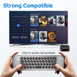 無線音声エアマウスリモートコントローラーAndroid TV BOX Windowsリモート用アラビア語ミニキーボード工場卸売価格 - Product Image 5