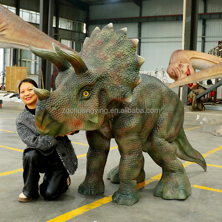 Déguisement bébé Tricératops vert