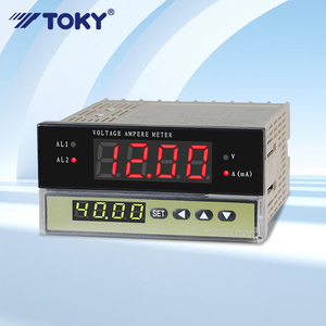 TOKY 48*96mm Digitales Voltmeter Ampere meter Einphasiger Mehr kanal eingang 2 Schleifen Alarm ausgangs feld