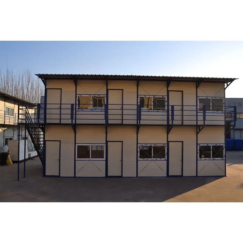 standard size easy built precast sandwich panel house worker living prefabricated home pvc sales pretty well in Malaysia