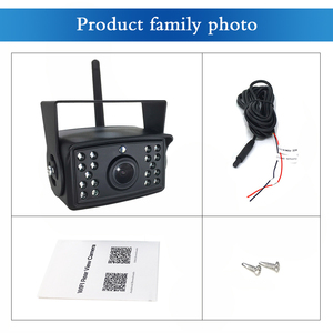 Wireless <strong>Backup</strong> Camera Night Vision WiFi <strong>Display</strong> Wireless Installation Built-in WIFI Easy to Install for Truck Bus - Product Image 5