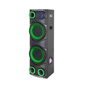 Dual 12 Inch 2-way Active Subwoofer 80w Disco Light Audio <strong>Speaker</strong> Power Pro 12v Professional Party <strong>Speaker</strong> with Rgb Party Light - Product Image 1