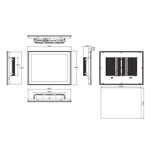 Hot Sale All in One <strong>Computer</strong> 10''/12''/15''/15.6''/17''/19''/21.5&quot; Support DDR4 M.2 SSD Capacitive Touch Industrial Panel PC - Product Image 4