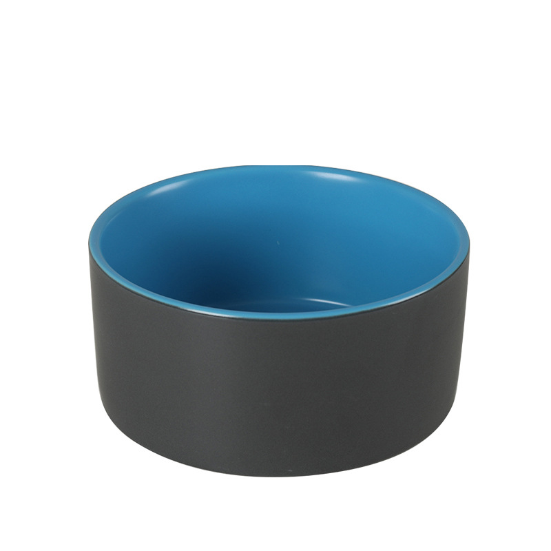 Bleu et gris foncé (bol unique)