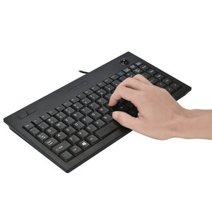 Track Ball mouse 2,4 GHz teclado oem odm teclado para juegos para oficina hogar teclado inalámbrico - Product Image 1