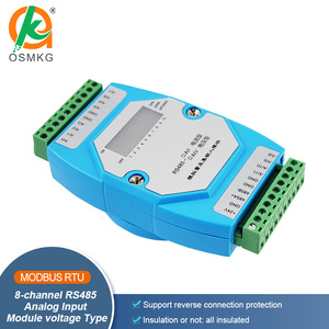 Módulo de entrada analógica de 8 canales Oshangming Tipo de voltaje 0-10V con RS485 Modbus Rtu para PLC - Product Image 2