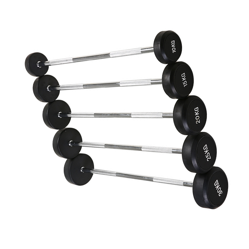 Black straight rod