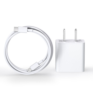 ポータブル携帯電話壁Usb-cタイプc1.8mケーブル急速充電プラグPd20w充電アダプターforIphone 16 15 14 13 12 11 pro max - Product Image 3