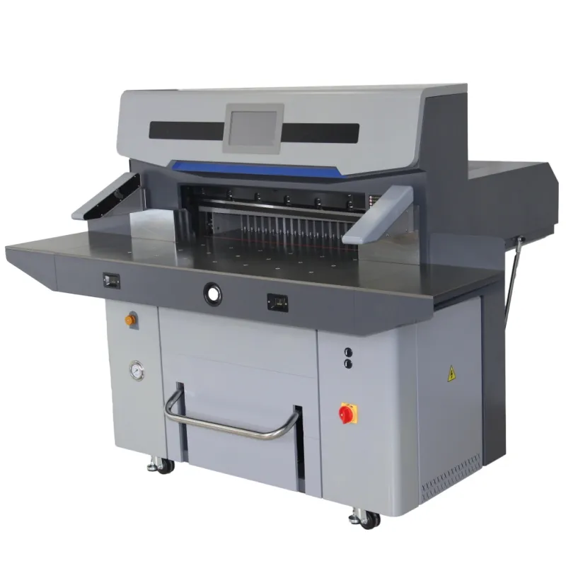 Cortador de papel de guillotina hidráulica con succión de aire por debajo de la máquina cortadora de papel de la máquina de corte de papel
