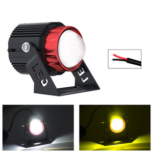 Hot Sale Fog Light Dual Colour <strong>LED</strong> Bar M9 3570 Chip Motorbike <strong>LED</strong> <strong>LED</strong> Work Light Conversion Laser Headlight - Product Image 6