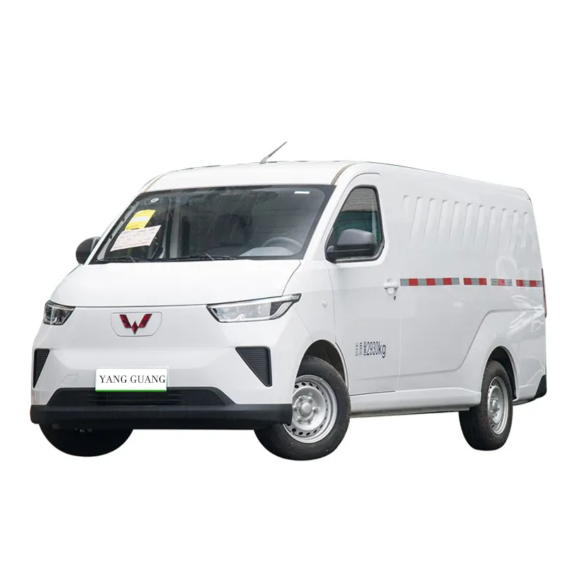 2024 Novo produto elétrico nova energia veículo comercial mini van carro entrega elétrica van de carga Wuling Yangguang van elétrica