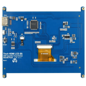 Panel de pantalla táctil capacitiva de 7 pulgadas personalizado módulo LCD de interfaz de resolución 800*480 para Raspberry Pi - Product Image 4