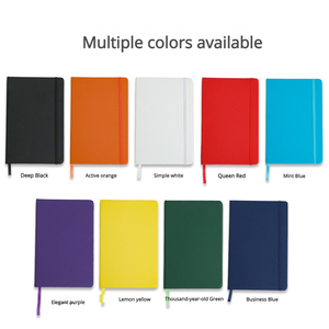 Cuaderno personalizado A5 B6 con correa elástica, cuaderno de oficina de Pu, logotipo de marca impreso, diario, Bloc de notas, cuaderno con cubierta de cuero Pu - Product Image 5