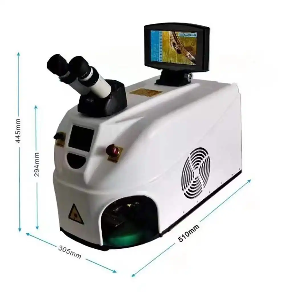 Máy Hàn Laser Vàng Bạc Bạch Kim 22K 24K Máy Hàn Laser Trang Sức Mini 60W 100W