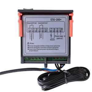 Sinocool <strong>NTC</strong> <strong>Temperature</strong> Sensor Digital Thermostat <strong>Temperature</strong> Humidity <strong>Controller</strong> ETC-200+ - Product Image 4