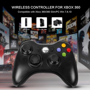 Xbox 360 kablosuz/kablolu Gamepad denetleyicisi ile titreşim motoru konsol ve oyun konsolu için 2.4G XBOX360 PC Joystick - Product Image 3