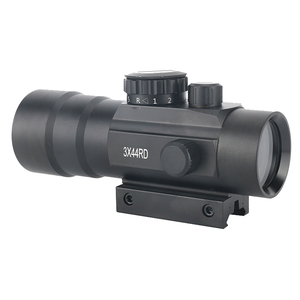 Açık avcılık kapsamları 3X44 taktik optik kapsam 20mm dağı kırmızı yeşil nokta Sight