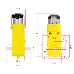 TT Motor Smart Car Roboter Getriebe motor und Rad DIY Kit Smart Car/Robot Car für Arduino - Product Image 3