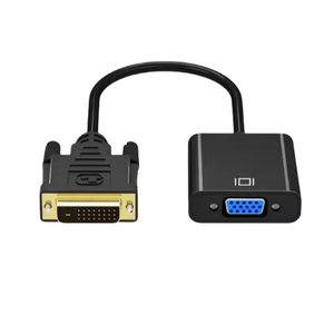 Soporte 1080P DVI 24 + 1 Pin Macho a VGA 15Pin Hembra Cable Convertidor de video para monitor DVI A Adaptador VGA - Product Image 4