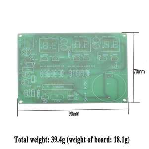 DIY <strong>Kits</strong> AT89C2051 Electronic Clock Digital Tube LED Display Suite Electronic Module Parts and Components DC 9V - 12V - Product Image 5
