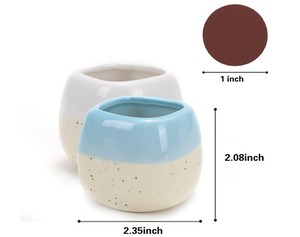 Forvet ile seramik maç tutucu-2 Set-maçlar dahil değildir-bir kavanozda maçlar-dekoratif Modern ev dekorasyonu için hediyeler - Product Image 2