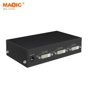 <strong>2</strong> in <strong>1</strong> Out DVI <strong>Switch</strong> <strong>2</strong> Port Digital DVI Switcher Box 2x1 Signal Transmit for Monitor - Product Image 2