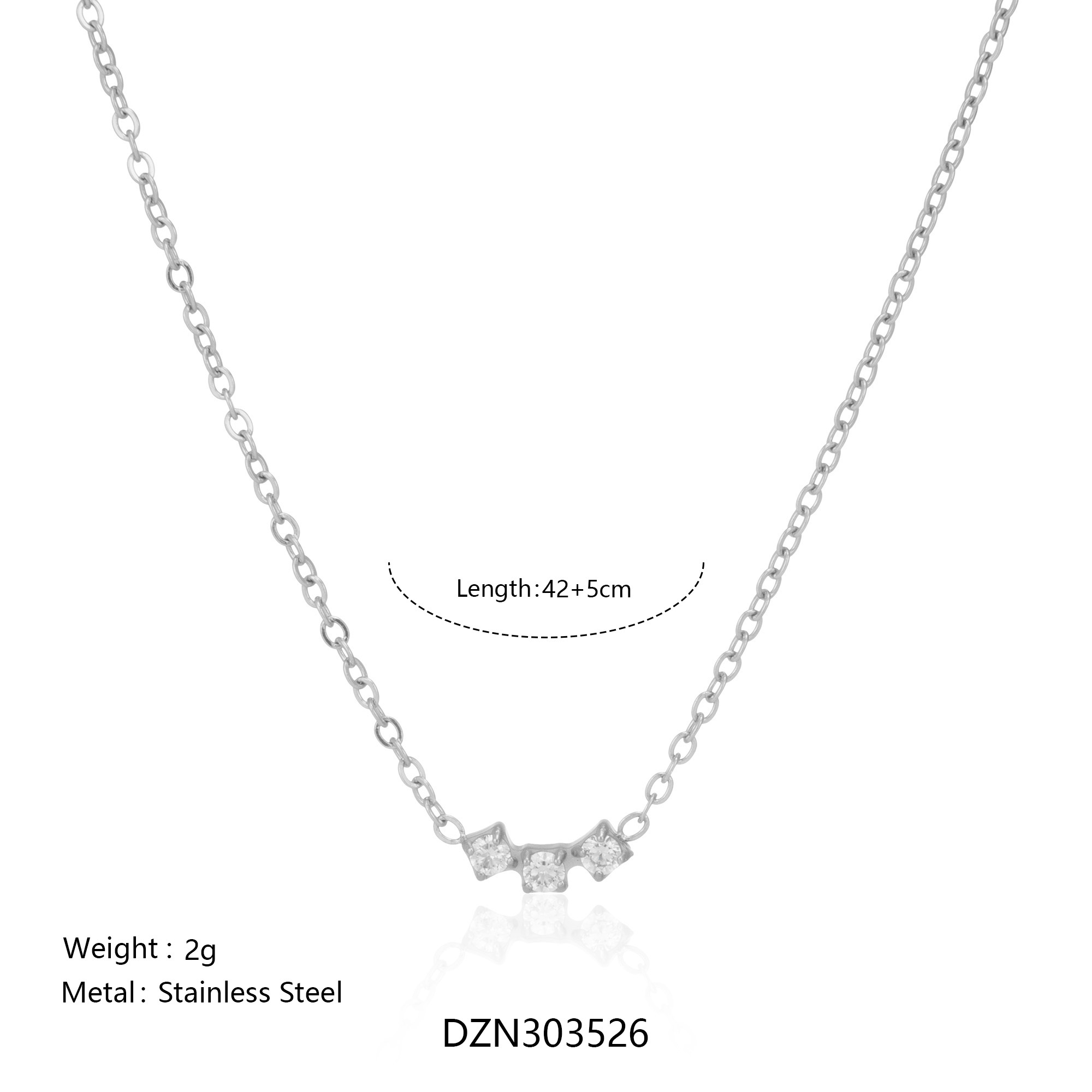 CORONA 42+5CM PLATA