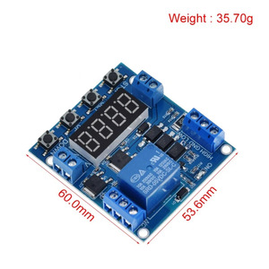 Delay Module <strong>Timer</strong> delay trigger OFF Voltage upper lower limit detection Cyclic timing counting Battery Charge control - Product Image 4