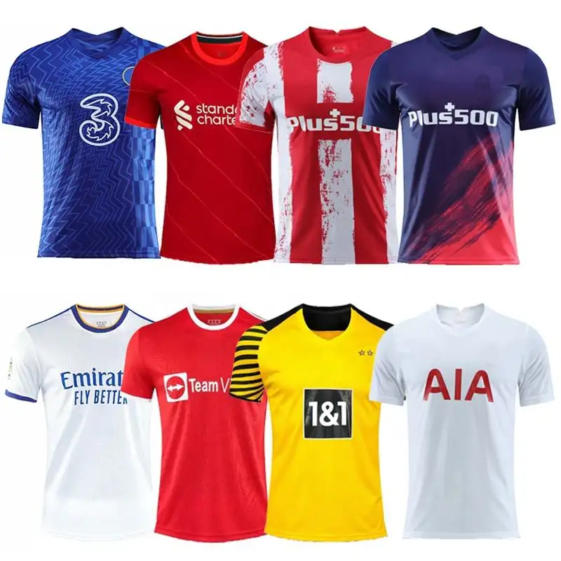 Top tailandês qualidade futebol jersey futebol clube fãs longe 2023 2022 novo futebol t camisa