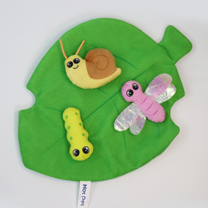 Caracol Catnip poliéster mezcla gato juguete micro felpa impresión Meow juguetes grandes hojas verdes dibujos animados gatito Juguetes - Product Image 1