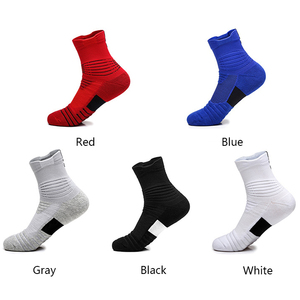 Maraton açık spor çabuk kuruyan çorap çok renkli kaymaz ter emici orta çorap - Product Image 1
