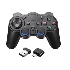2,4g juego controlador inalámbrico Joystick Gamepad para Ps3 Android caja de Tv palos analógicos con Otg adaptadores Usb receptores D40 - Product Image 1